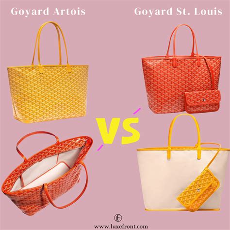 goyard saint louis vs anjou|Goyard st louis size comparison.